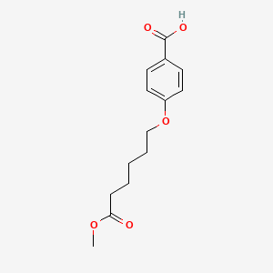 Benzoic acid, 4-[(6-methoxy-6-oxohexyl)oxy]-