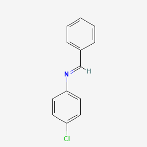 molecular formula C13H10ClN B1206716 N-苄基亚甲基-4-氯苯胺 CAS No. 780-21-2