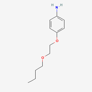 molecular formula C12H19NO2 B12067185 4-(2-Butoxyethoxy)aniline CAS No. 67191-17-7