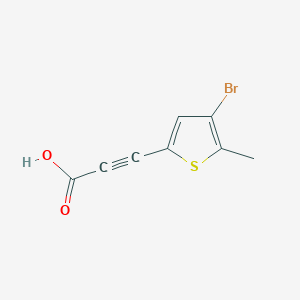 3-(4-Bromo-5-methylthiophen-2-yl)propiolic acid