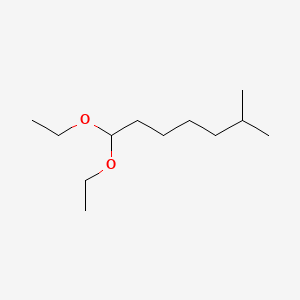molecular formula C12H26O2 B1206732 Isooctane, 1,1-diethoxy- CAS No. 69178-43-4