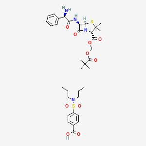 molecular formula C35H48N4O10S2 B1206737 Pivampicillin probenate CAS No. 42190-91-0