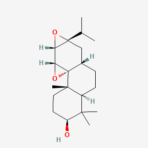 molecular formula C20H32O3 B1206744 Vitetrifolin A 