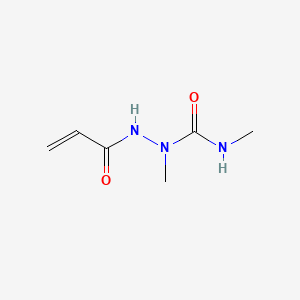 2'-Methyl-2'-(N-methylcarbamoyl)acrylohydrazide