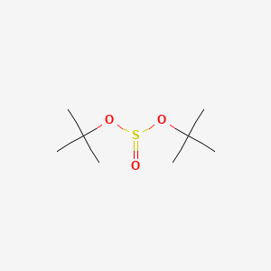 molecular formula C8H18O3S B12067467 Sulfurous acid, bis(1,1-dimethylethyl) ester CAS No. 166093-55-6