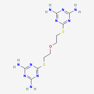 6-[2-[2-[(4,6-Diamino-1,3,5-triazin-2-yl)sulfanyl]ethoxy]ethylsulfanyl]-1,3,5-triazine-2,4-diamine