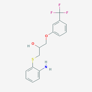 1-[(2-Aminophenyl)thio]-3-[3-(trifluoromethyl)phenoxy]propan-2-ol