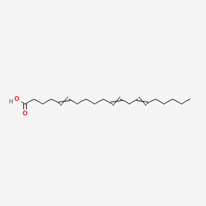 molecular formula C20H34O2 B1206756 Eicosa-5,11,14-trienoic acid 