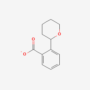 molecular formula C12H13O3- B1206759 2-Tetrahydropyranylbenzoate CAS No. 70363-80-3
