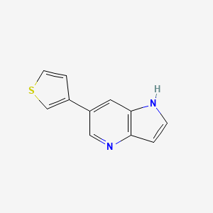 6-(Thiophen-3-yl)-1H-pyrrolo[3,2-b]pyridine