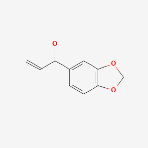 molecular formula C10H8O3 B1206764 1'-Oxosafrole CAS No. 30418-53-2