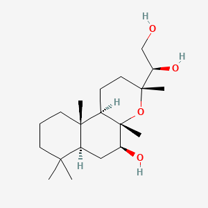 molecular formula C20H36O4 B1206767 博尔哈三醇 CAS No. 52591-03-4