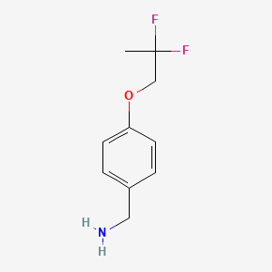 [4-(2,2-Difluoropropoxy)phenyl]methanamine