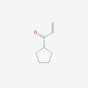 molecular formula C8H12O B12067748 2-Propen-1-one, 1-cyclopentyl- CAS No. 25183-76-0