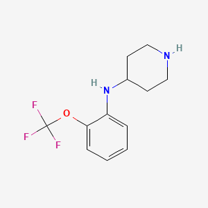 N-[2-(trifluoromethoxy)phenyl]piperidin-4-amine