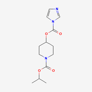 isopropyl 4-(1H-imidazole-1-carboxyloyloxy)piperidine-1-carboxylate