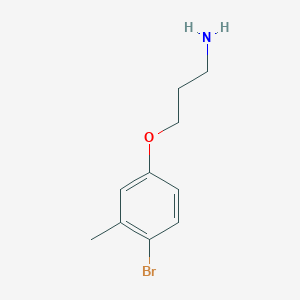 3-(4-Bromo-3-methylphenoxy)propan-1-amine