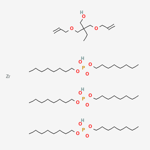 2,2-bis(prop-2-enoxymethyl)butan-1-ol;dioctyl hydrogen phosphate;zirconium