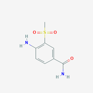 4-Amino-3-methanesulfonylbenzamide