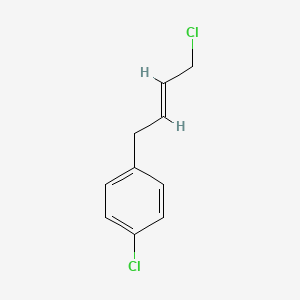 molecular formula C10H10Cl2 B12067940 (E)-1-chloro-4-(4-chloro-2-butenyl)benzene 