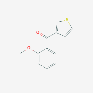 molecular formula C12H10O2S B012068 3-(2-甲氧基苯甲酰)噻吩 CAS No. 109106-65-2