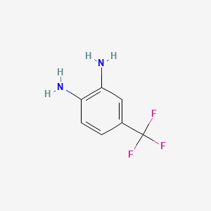 molecular formula C7H7F3N2 B1206808 4-(三氟甲基)苯-1,2-二胺 CAS No. 368-71-8