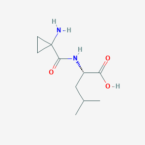 (2S)-2-[(1-aminocyclopropyl)formamido]-4-methylpentanoic acid