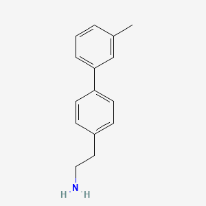 2-[4-(3-Methylphenyl)phenyl]ethan-1-amine