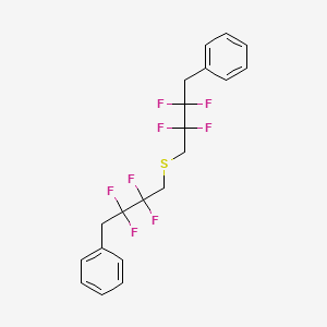 molecular formula C20H18F8S B12068182 Benzyl 2,2,3,3-tetrafluoropropyl sulfide 