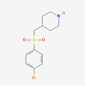 4-[(4-Bromobenzenesulfonyl)methyl]piperidine