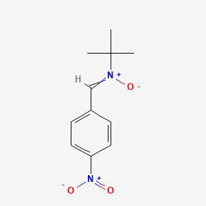 molecular formula C11H14N2O3 B1206827 N-t-butyl-alpha-(4-nitrophenyl)nitrone 
