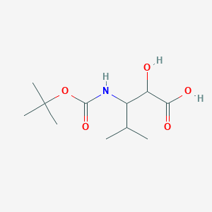 3-{[(Tert-butoxy)carbonyl]amino}-2-hydroxy-4-methylpentanoic acid