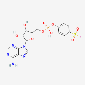 Adenosine-5'-(4-fluorosulfonylphenylphosphate)