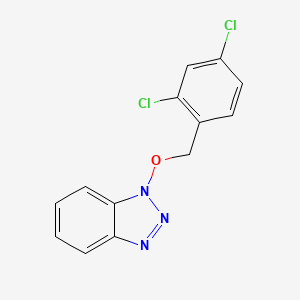 molecular formula C13H9Cl2N3O B1206830 1-[(2,4-Dichlorophenyl)methoxy]benzotriazole 