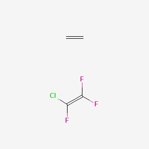 molecular formula C4H4ClF3 B1206832 Ethene, chlorotrifluoro-, polymer with ethene CAS No. 25101-45-5
