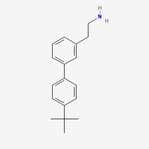 2-[3-(4-tert-Butylphenyl)phenyl]ethan-1-amine