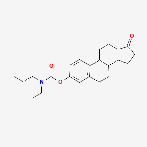 3-(((Dipropylamino)carbonyl)oxy)estra-1,3,5(10)-trein-17-one