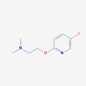 {2-[(5-Iodopyridin-2-yl)oxy]ethyl}dimethylamine