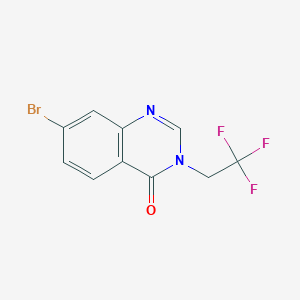 7-Bromo-3-(2,2,2-trifluoroethyl)quinazolin-4(3H)-one