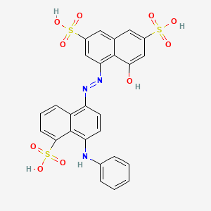 molecular formula C26H19N3O10S3 B1206848 阿那曲唑 CAS No. 7488-76-8