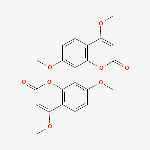 molecular formula C24H22O8 B1206850 柯他宁 CAS No. 27909-08-6