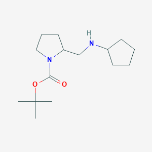 tert-Butyl 2-[(cyclopentylamino)methyl]pyrrolidine-1-carboxylate