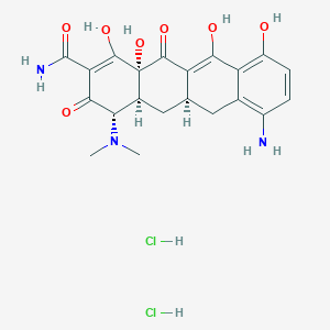 molecular formula C21H25Cl2N3O7 B12068782 7-Didemethyl Minocycline Dihydrochloride 