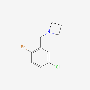 1-(2-Bromo-5-chlorobenzyl)azetidine