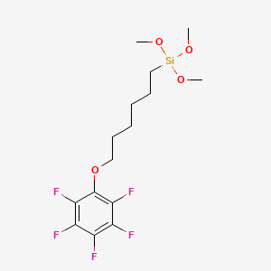 Benzene, 1,2,3,4,5-pentafluoro-6-[[6-(trimethoxysilyl)hexyl]oxy]-