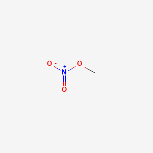 molecular formula CH3NO3 B1206883 硝酸甲酯 CAS No. 598-58-3