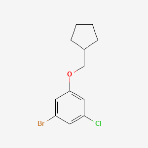 1-Bromo-3-chloro-5-(cyclopentylmethoxy)benzene