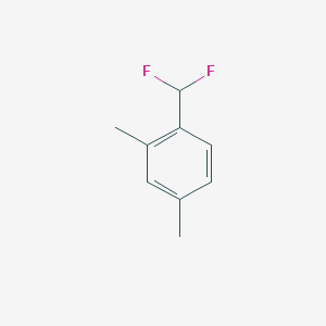 molecular formula C9H10F2 B12068840 2,4-Dimethyl-1-difluoromethylbenzene 