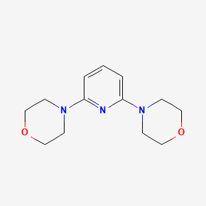 molecular formula C13H19N3O2 B12068856 2,6-Dimorpholinopyridine 