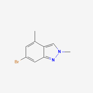 molecular formula C9H9BrN2 B12068916 6-Bromo-2,4-dimethyl-2H-indazole CAS No. 1159511-91-7